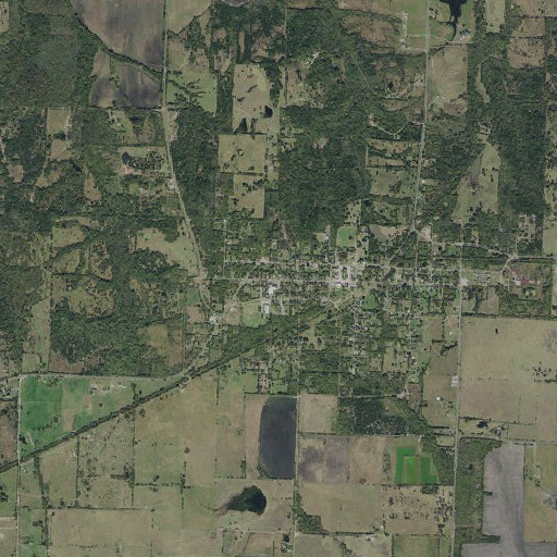 Aerial imagery of Fannindel High School, TX