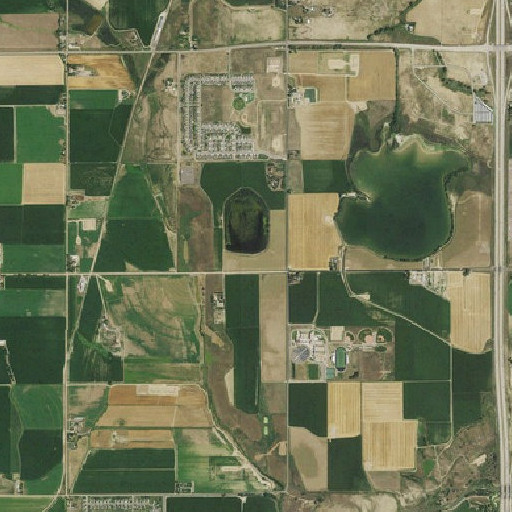 Aerial imagery of Sanborn Dam, CO