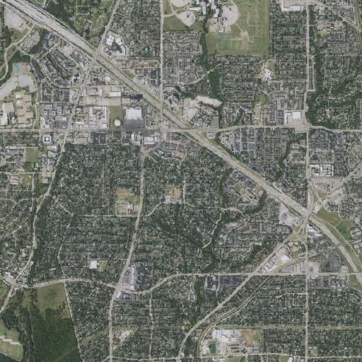 Aerial imagery of Skyview Elementary School, TX