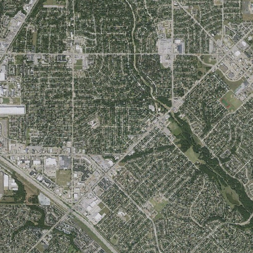 Aerial imagery of Southgate Elementary School, TX