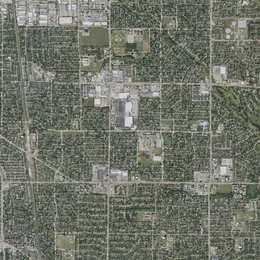 Aerial imagery of Springridge Elementary School, TX