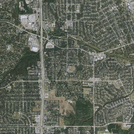 Aerial imagery of Thomas L Marsalis Elementary School, TX