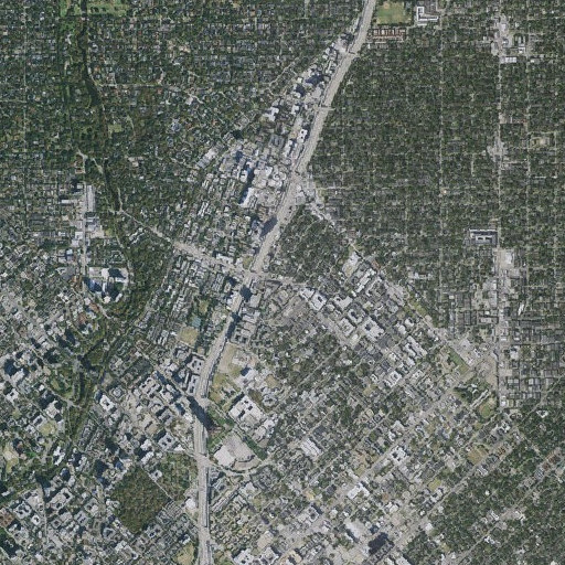 Aerial imagery of Universal Academy, TX