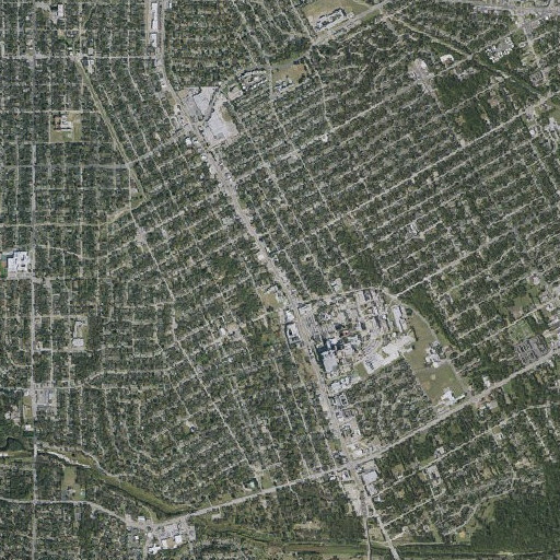 Aerial imagery of Lisbon Elementary School, TX