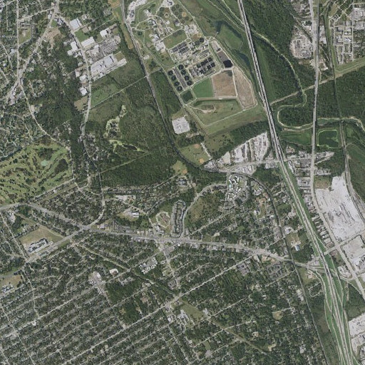 Aerial imagery of J P Starks Elementary School, TX