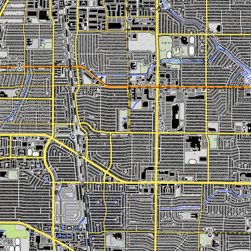 OpenTopoMap map of Jess Harben Elementary School, TX