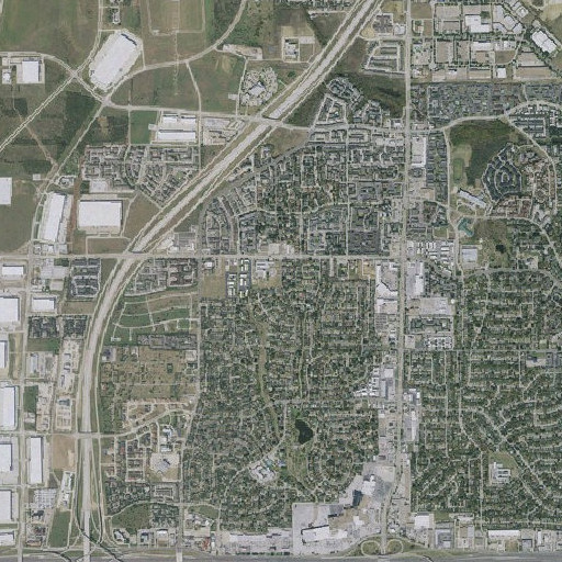 Aerial imagery of Haley T Elementary School, TX