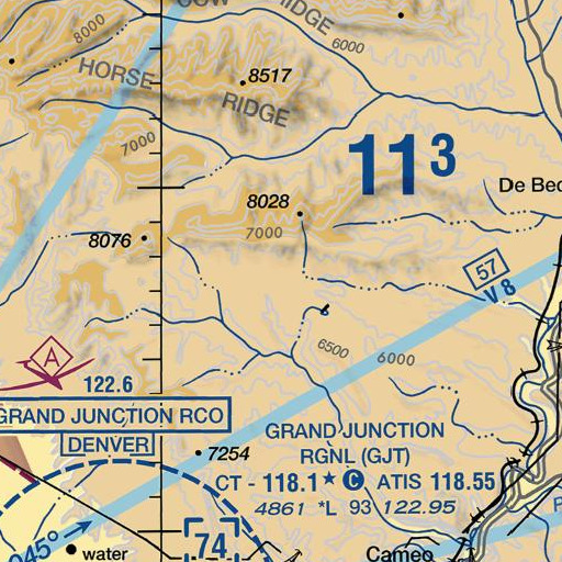 FAA VFR chart of Soap Retention Dam, CO