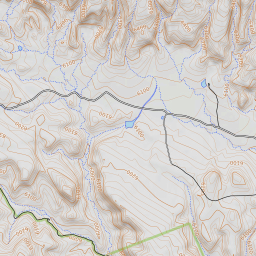 OpenTopoMap map of Soap Retention Dam, CO