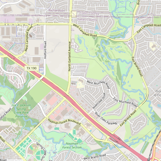 OpenStreetMap map of Abbett Elementary School, TX