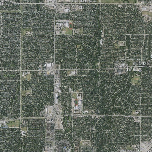 Aerial imagery of Arapaho Elementary School, TX
