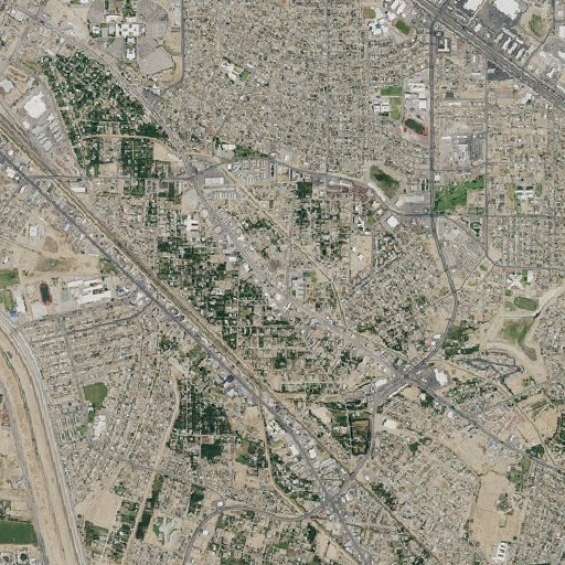 Aerial imagery of North Loop Elementary School, TX