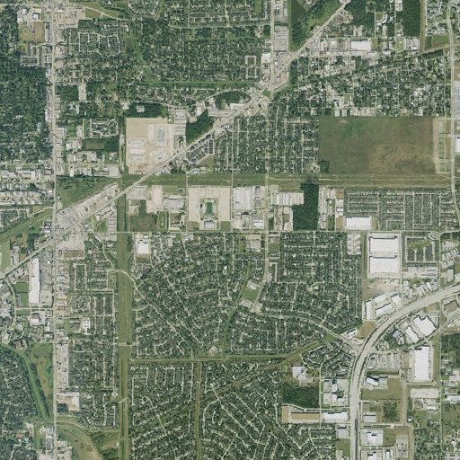 Aerial imagery of Cypress Alternative Learning Center, TX