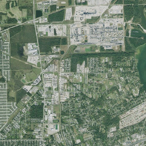 Aerial imagery of Crenshaw Primary School, TX