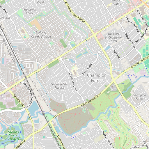 OpenStreetMap map of Brill Elementary School, TX