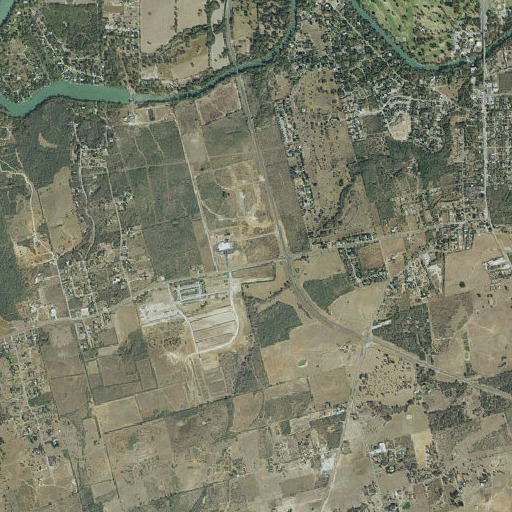 Aerial imagery of Vogel Elementary School, TX