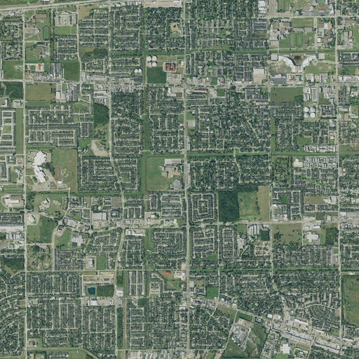 Aerial imagery of Liestman Elementary School, TX
