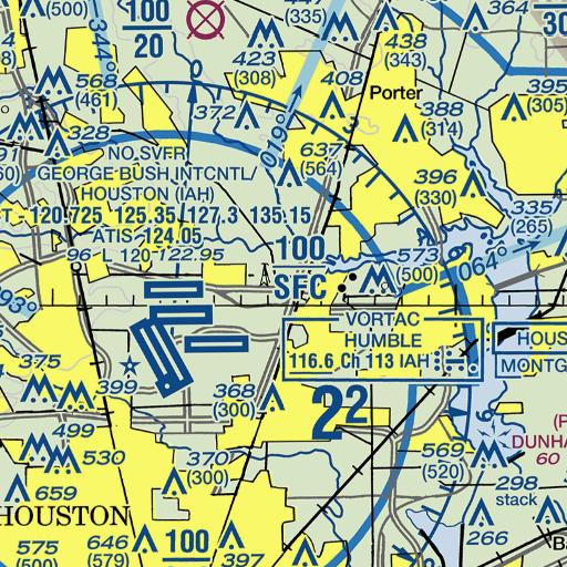 FAA VFR chart of Humble Elementary School, TX