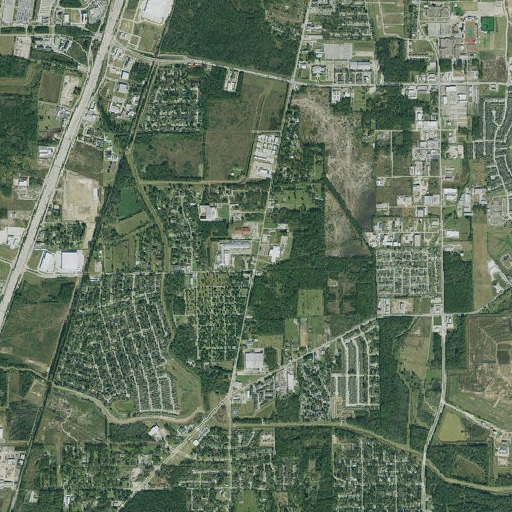 Aerial imagery of Jack M Fields Senior Elementary School, TX