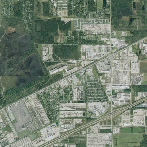 Aerial imagery of Sheldon Intermediate School, TX