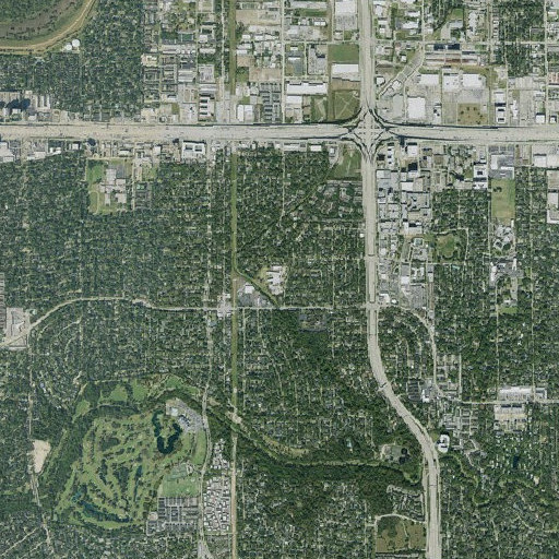Aerial imagery of Rummel Creek Elementary School, TX