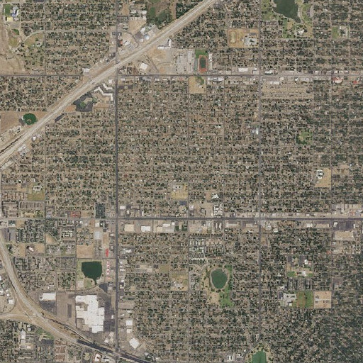Aerial imagery of Stewart Elementary School, TX