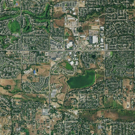 Aerial imagery of Broad Dam, CO