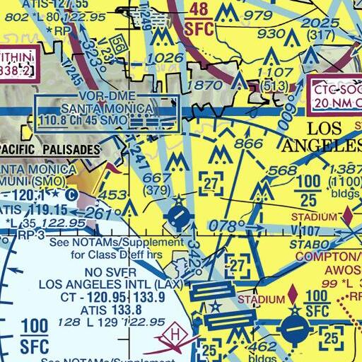 FAA VFR chart of Sterry Elementary School, CA