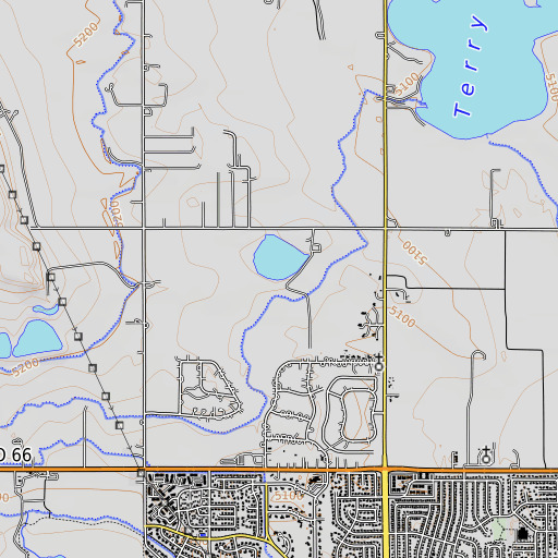 OpenTopoMap map of Clark Dam, CO
