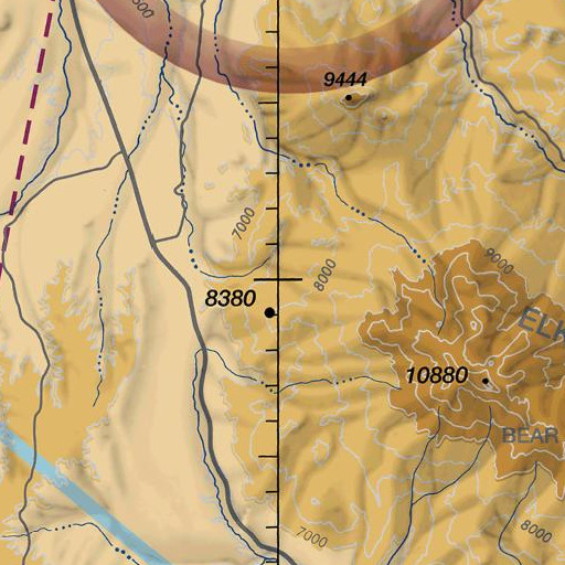 FAA VFR chart of Cull Dam, CO