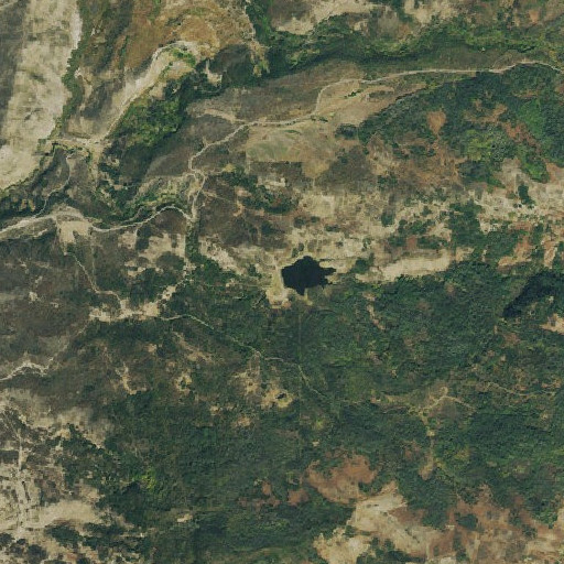 Aerial imagery of Cull Dam, CO