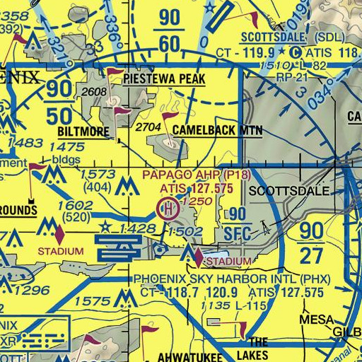 FAA VFR chart of Brownmoor School, AZ