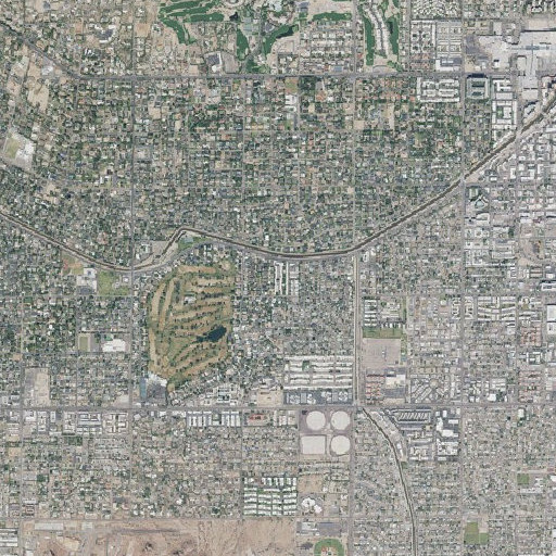 Aerial imagery of Brownmoor School, AZ