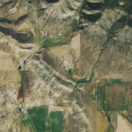 Aerial imagery of McHatten Dam, CO