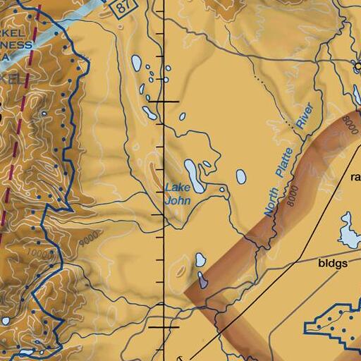 FAA VFR chart of Brands Dam, CO