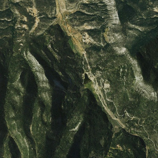 Aerial imagery of Baxter Dam, CO