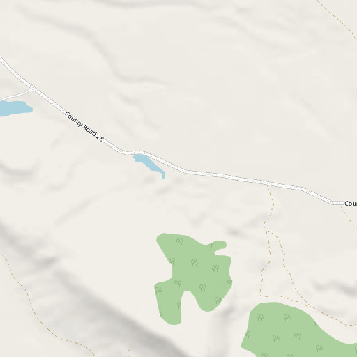 OpenStreetMap map of Upper House Dam, CO