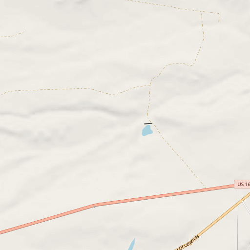 OpenStreetMap map of Wright-Brink Dam, CO