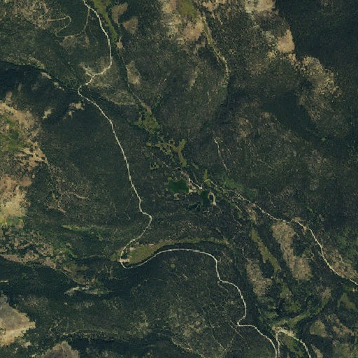 Aerial imagery of Upper Michigan Dam, CO