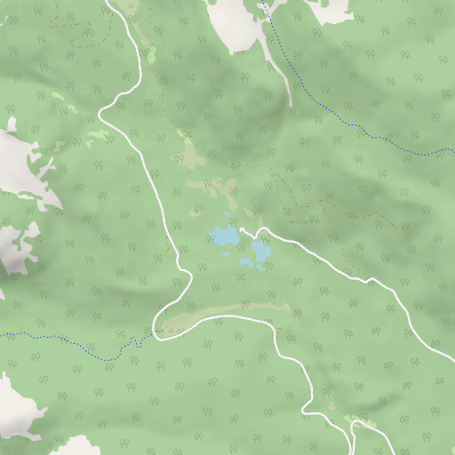 OpenStreetMap map of Upper Michigan Dam, CO