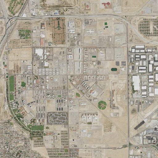 Aerial imagery of 3rd Calvary Museum, TX