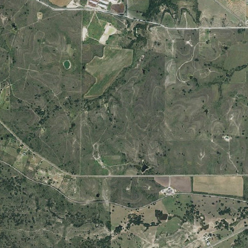 Aerial imagery of Comanche County Museum, TX