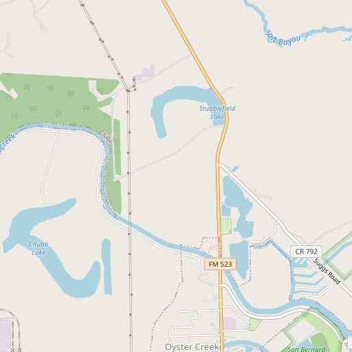 OpenStreetMap map of Brazos Heritage Museum, TX