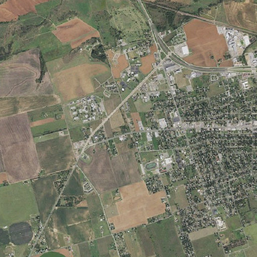 Aerial imagery of Red River Valley Museum, TX