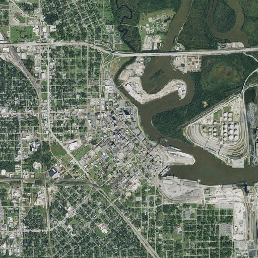 Aerial imagery of Texas Energy Museum, TX