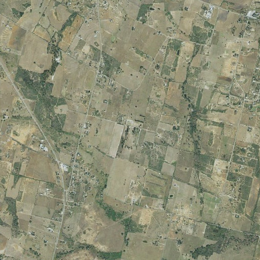 Aerial imagery of Oakalla Public Library, TX