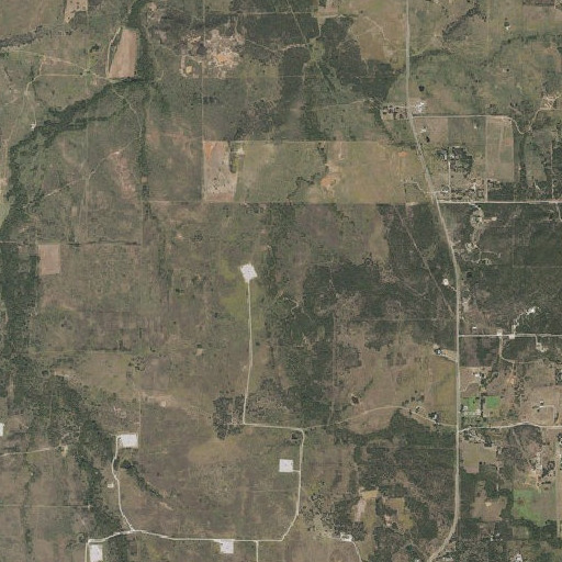 Aerial imagery of Kenedy Public Library, TX
