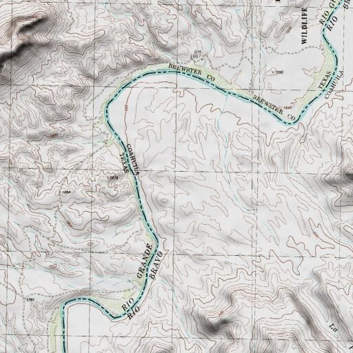 USGS 24K topo map of Cochran CountyLibrary, TX