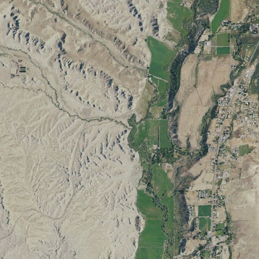 Aerial imagery of Negro Creek, CO