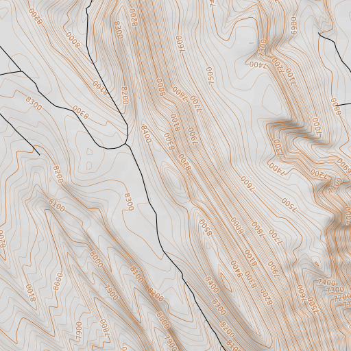 OpenTopoMap map of Limestone Ridge, CO